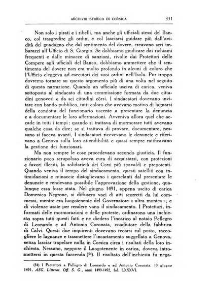 Archivio storico di Corsica pubblicazione trimestrale