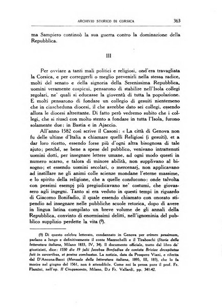 Archivio storico di Corsica pubblicazione trimestrale