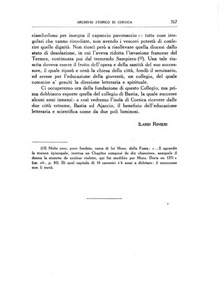 Archivio storico di Corsica pubblicazione trimestrale