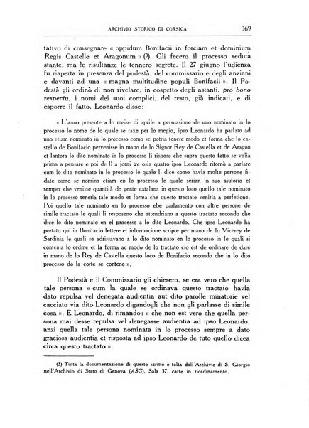 Archivio storico di Corsica pubblicazione trimestrale