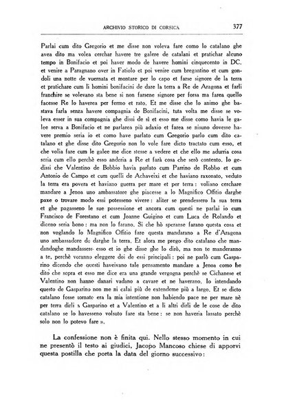 Archivio storico di Corsica pubblicazione trimestrale