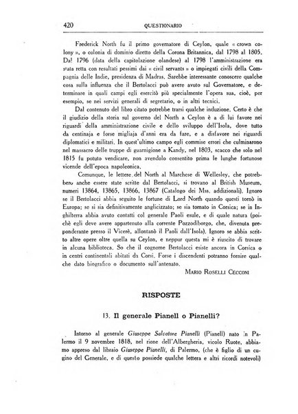 Archivio storico di Corsica pubblicazione trimestrale