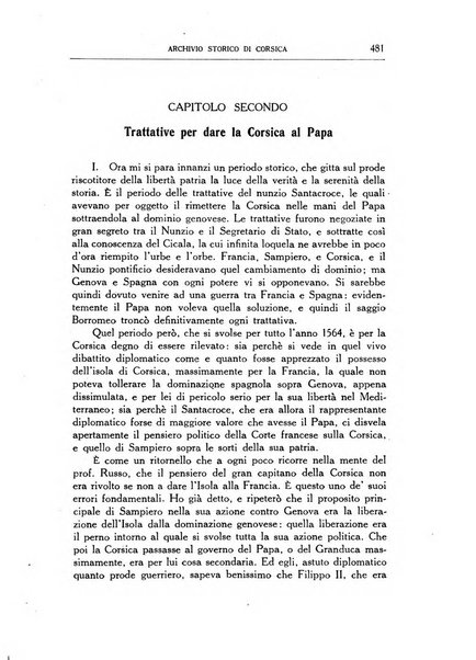 Archivio storico di Corsica pubblicazione trimestrale