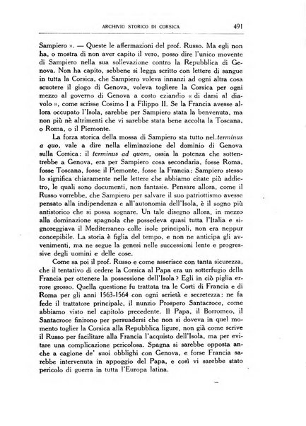 Archivio storico di Corsica pubblicazione trimestrale