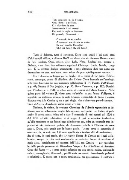 Archivio storico di Corsica pubblicazione trimestrale