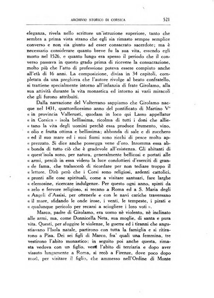 Archivio storico di Corsica pubblicazione trimestrale