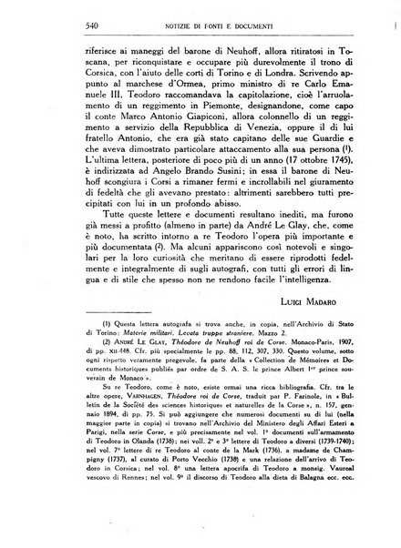 Archivio storico di Corsica pubblicazione trimestrale