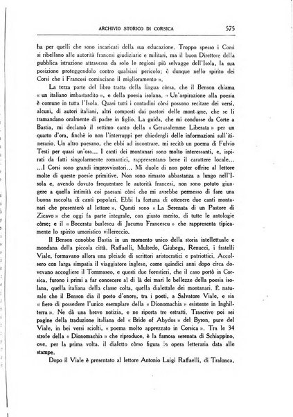 Archivio storico di Corsica pubblicazione trimestrale