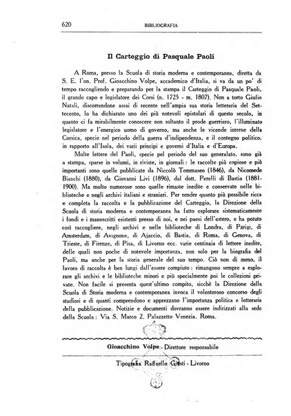 Archivio storico di Corsica pubblicazione trimestrale