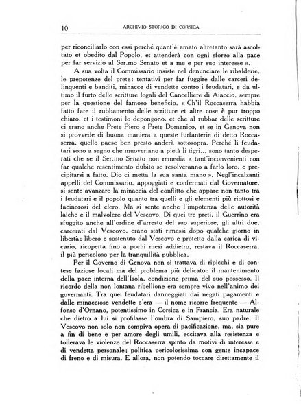 Archivio storico di Corsica pubblicazione trimestrale