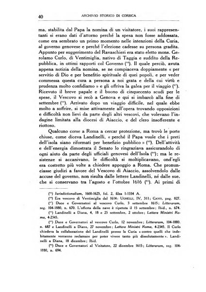 Archivio storico di Corsica pubblicazione trimestrale