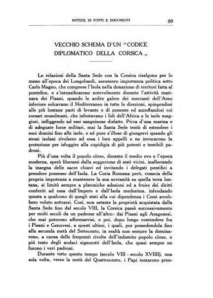 Archivio storico di Corsica pubblicazione trimestrale