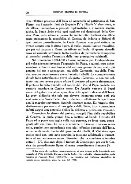 Archivio storico di Corsica pubblicazione trimestrale