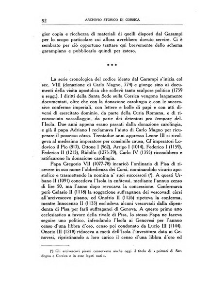 Archivio storico di Corsica pubblicazione trimestrale