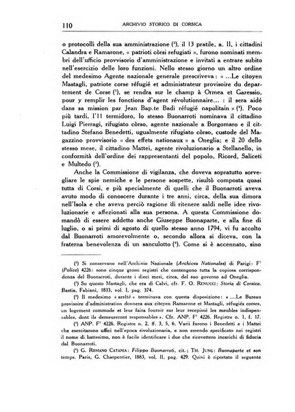 Archivio storico di Corsica pubblicazione trimestrale