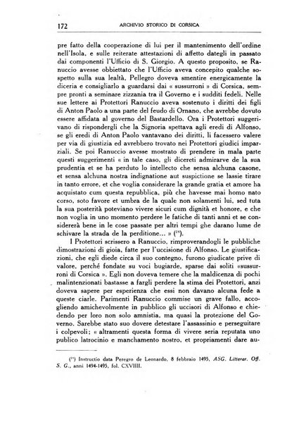 Archivio storico di Corsica pubblicazione trimestrale