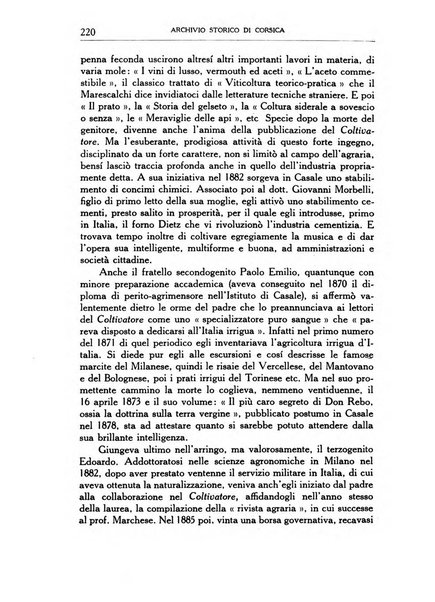 Archivio storico di Corsica pubblicazione trimestrale