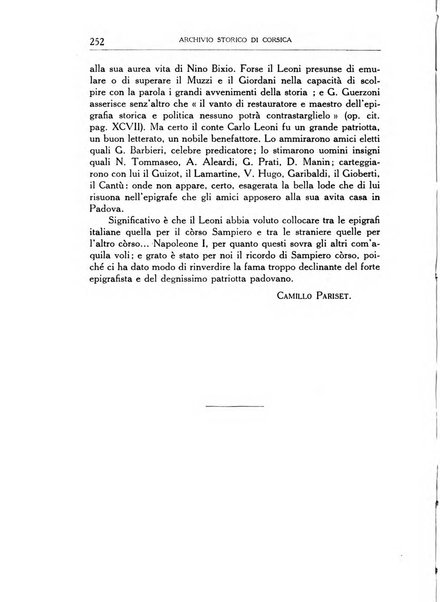 Archivio storico di Corsica pubblicazione trimestrale