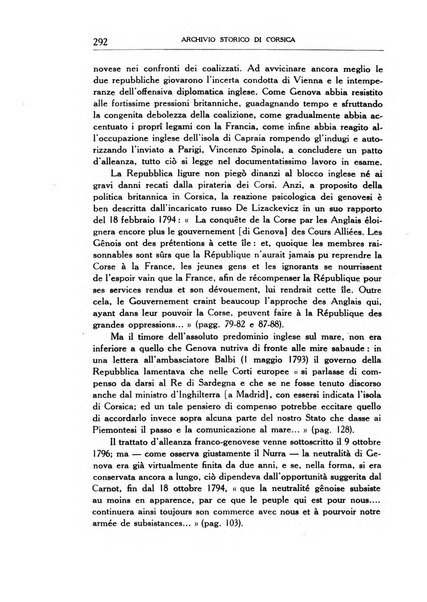 Archivio storico di Corsica pubblicazione trimestrale