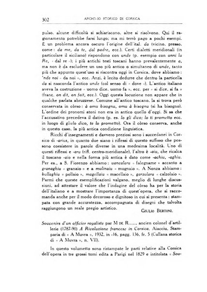 Archivio storico di Corsica pubblicazione trimestrale