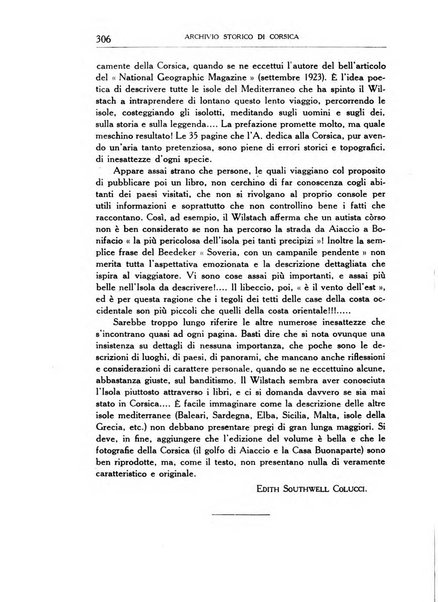 Archivio storico di Corsica pubblicazione trimestrale