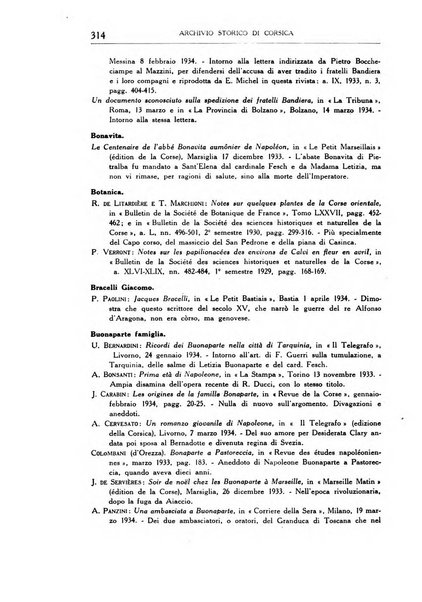 Archivio storico di Corsica pubblicazione trimestrale