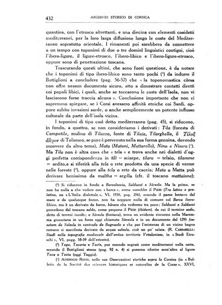 Archivio storico di Corsica pubblicazione trimestrale