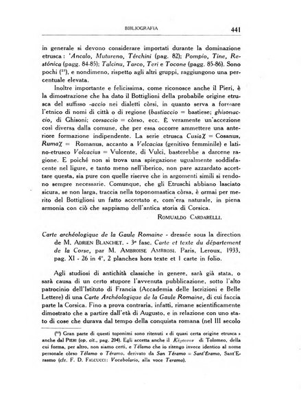 Archivio storico di Corsica pubblicazione trimestrale