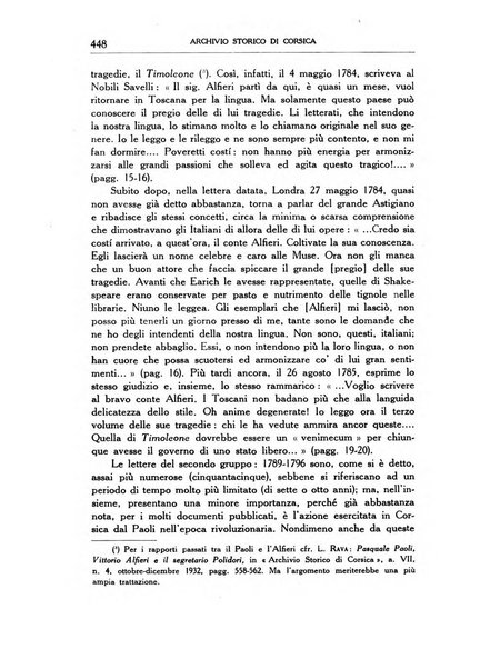 Archivio storico di Corsica pubblicazione trimestrale