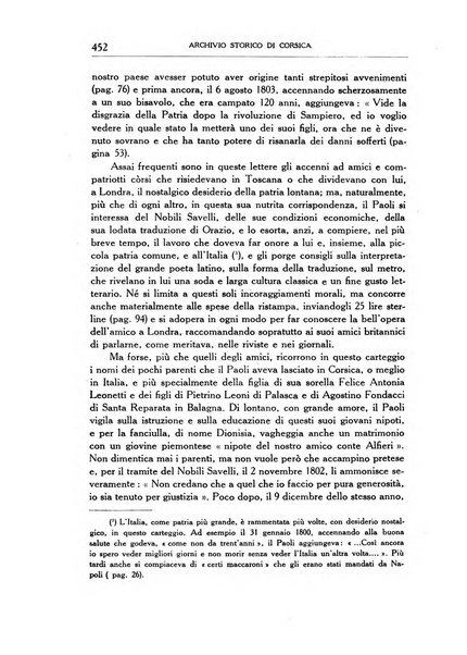 Archivio storico di Corsica pubblicazione trimestrale