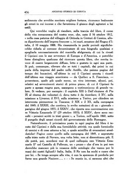 Archivio storico di Corsica pubblicazione trimestrale