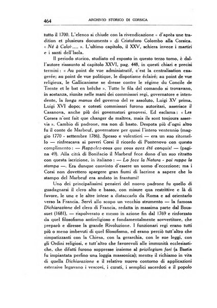 Archivio storico di Corsica pubblicazione trimestrale