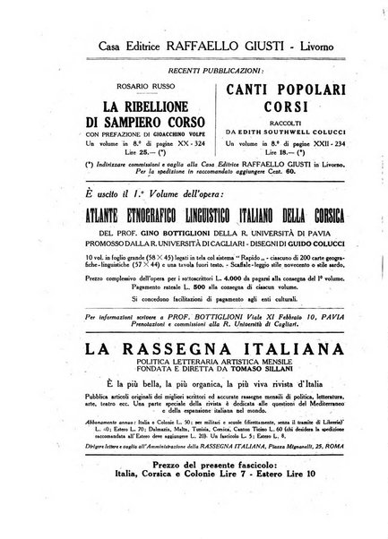 Archivio storico di Corsica pubblicazione trimestrale