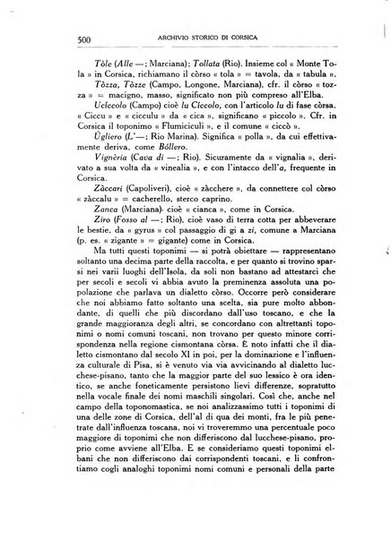 Archivio storico di Corsica pubblicazione trimestrale