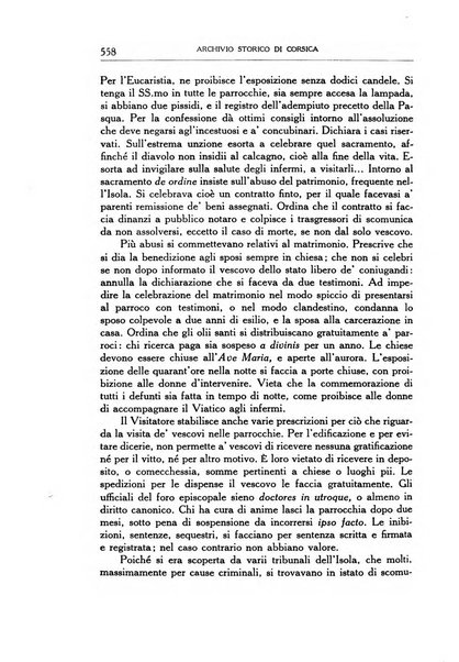 Archivio storico di Corsica pubblicazione trimestrale