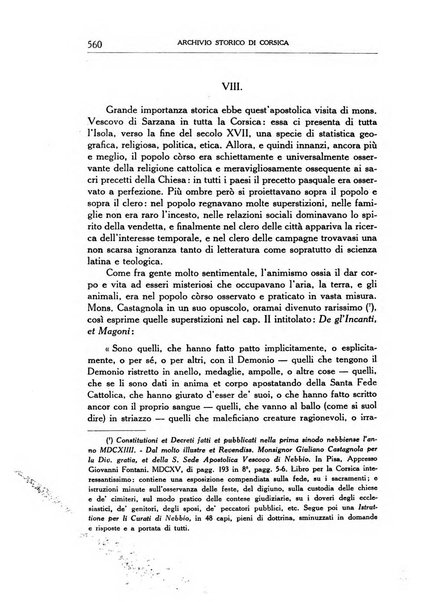 Archivio storico di Corsica pubblicazione trimestrale