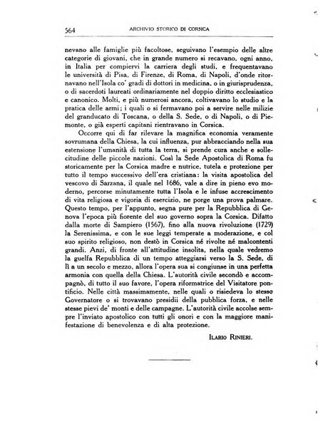 Archivio storico di Corsica pubblicazione trimestrale