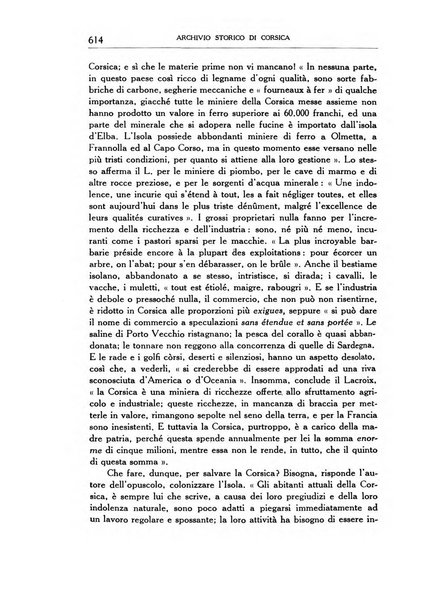 Archivio storico di Corsica pubblicazione trimestrale