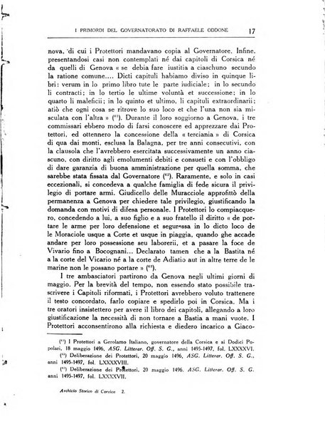 Archivio storico di Corsica pubblicazione trimestrale