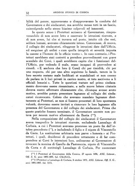 Archivio storico di Corsica pubblicazione trimestrale