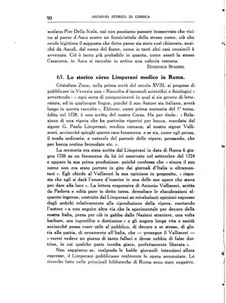 Archivio storico di Corsica pubblicazione trimestrale