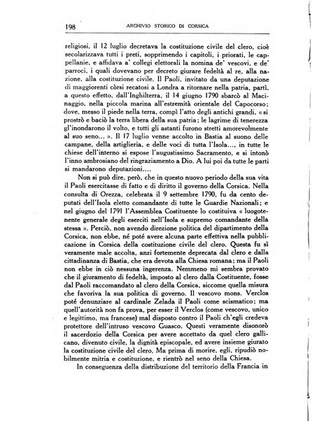 Archivio storico di Corsica pubblicazione trimestrale