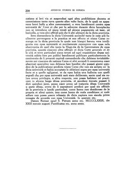 Archivio storico di Corsica pubblicazione trimestrale