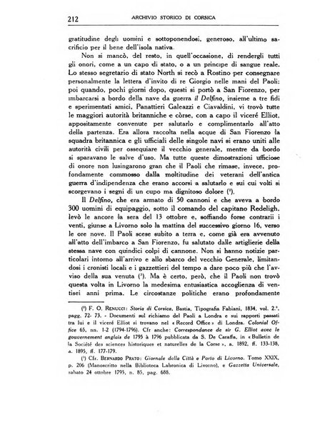 Archivio storico di Corsica pubblicazione trimestrale