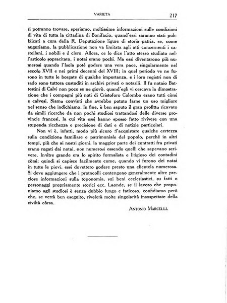 Archivio storico di Corsica pubblicazione trimestrale