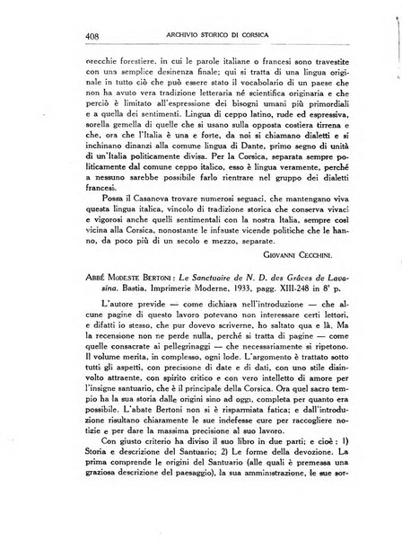 Archivio storico di Corsica pubblicazione trimestrale