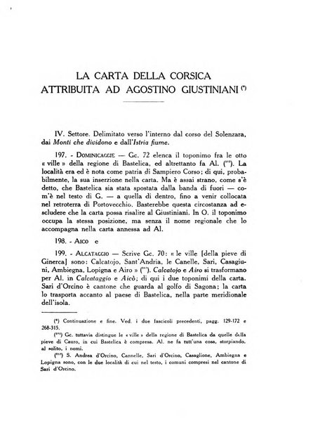 Archivio storico di Corsica pubblicazione trimestrale