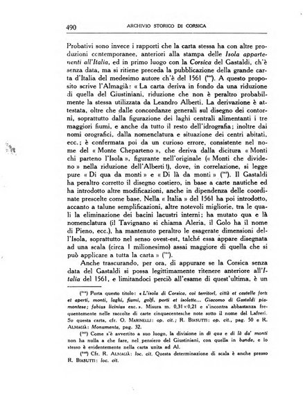 Archivio storico di Corsica pubblicazione trimestrale