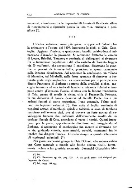 Archivio storico di Corsica pubblicazione trimestrale