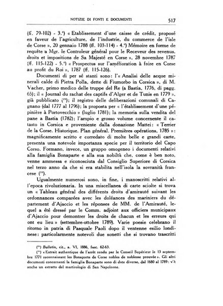 Archivio storico di Corsica pubblicazione trimestrale